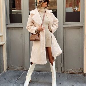 Princess Polly Leah Teddy Coat